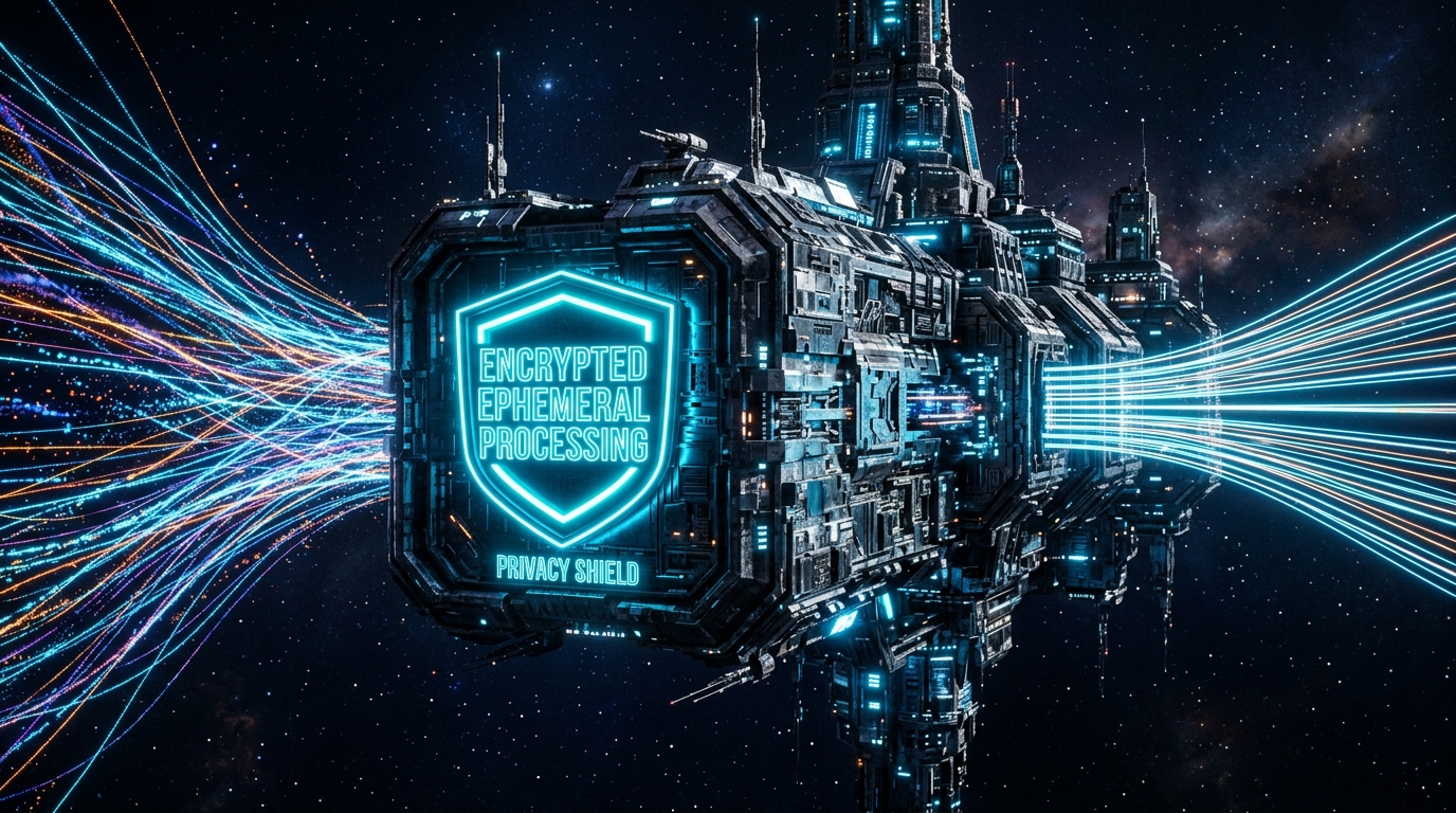 Metallic fortress privacy shield protecting AI object removal data on img.ubify