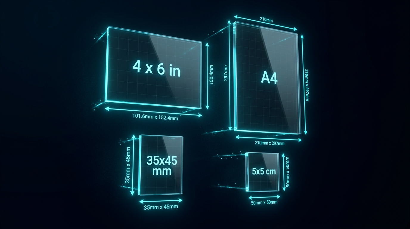 Image to PDF: Output Gallery โ img.ubify 3D creative grid displaying multiple PDF document output variations on floating glass panels on img.ubify