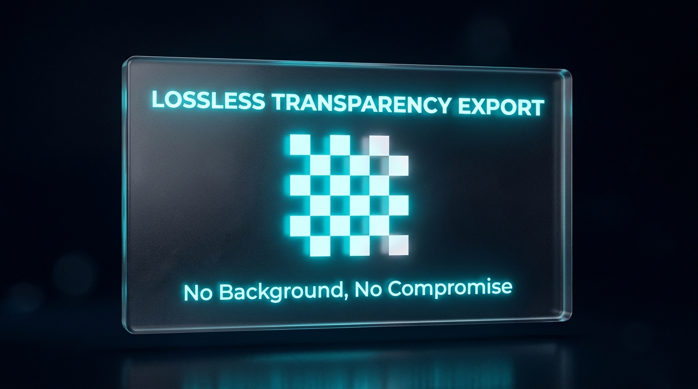 Technical Specifications â img.ubify Lossless transparency export specification card for JPG to PNG on img.ubify