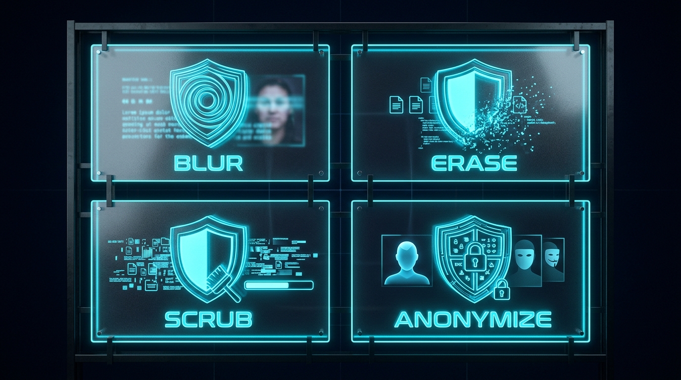 Multi-Layer Meme Privacy โ img.ubify Grid of variant privacy shields protecting your viral meme creations on img.ubify