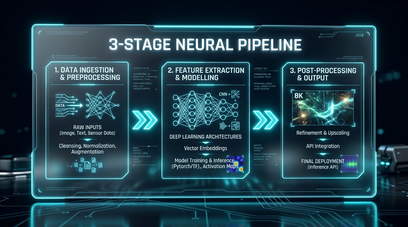 3-stage technical process for MM to Pixel conversion on img.ubify